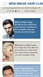 Mobile Screenshot of newimagehairclinic.com